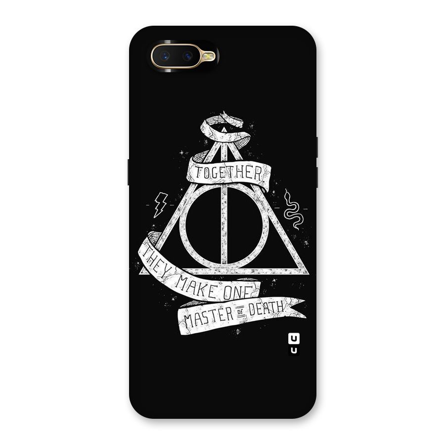 White Ribbon Back Case for Oppo K1