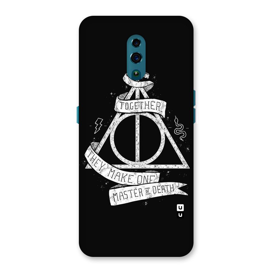 White Ribbon Back Case for Oppo Reno