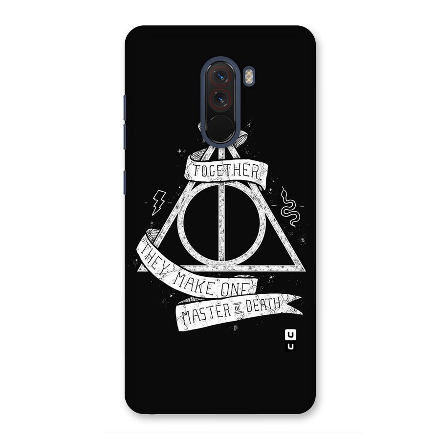 White Ribbon Back Case for Poco F1
