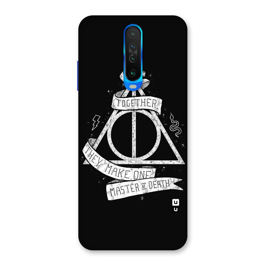 White Ribbon Back Case for Poco X2