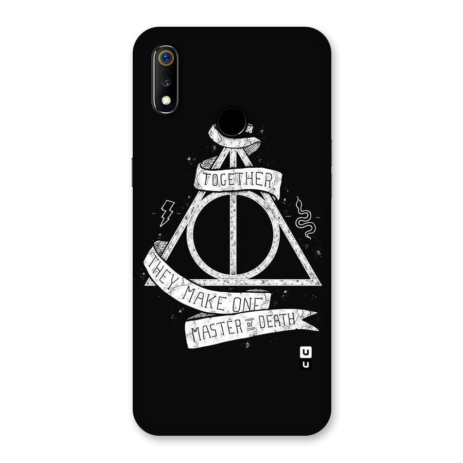 White Ribbon Back Case for Realme 3