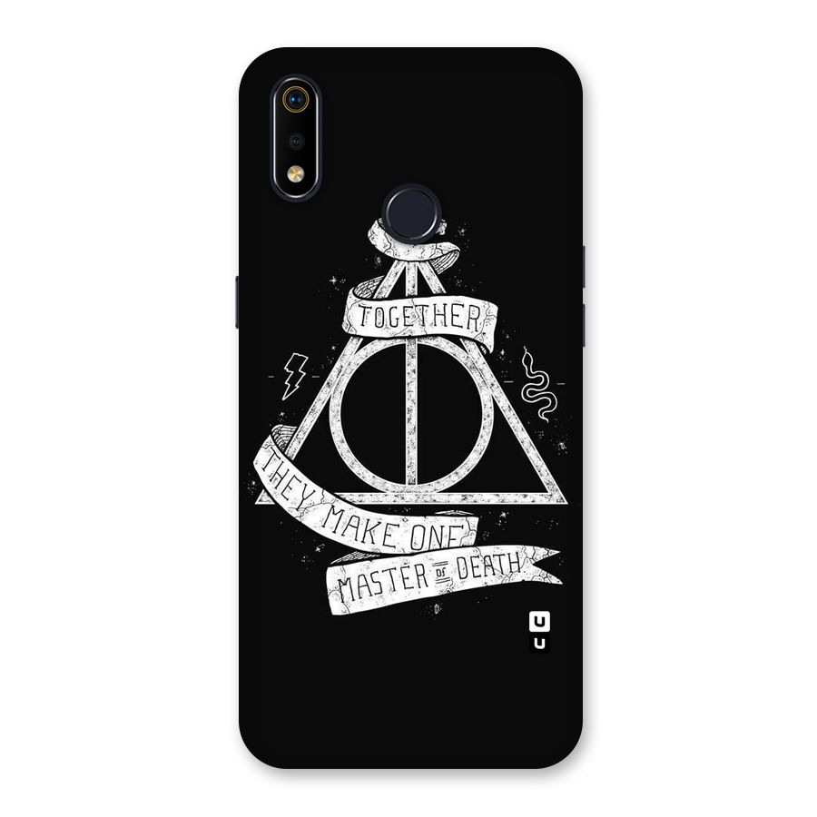 White Ribbon Back Case for Realme 3i
