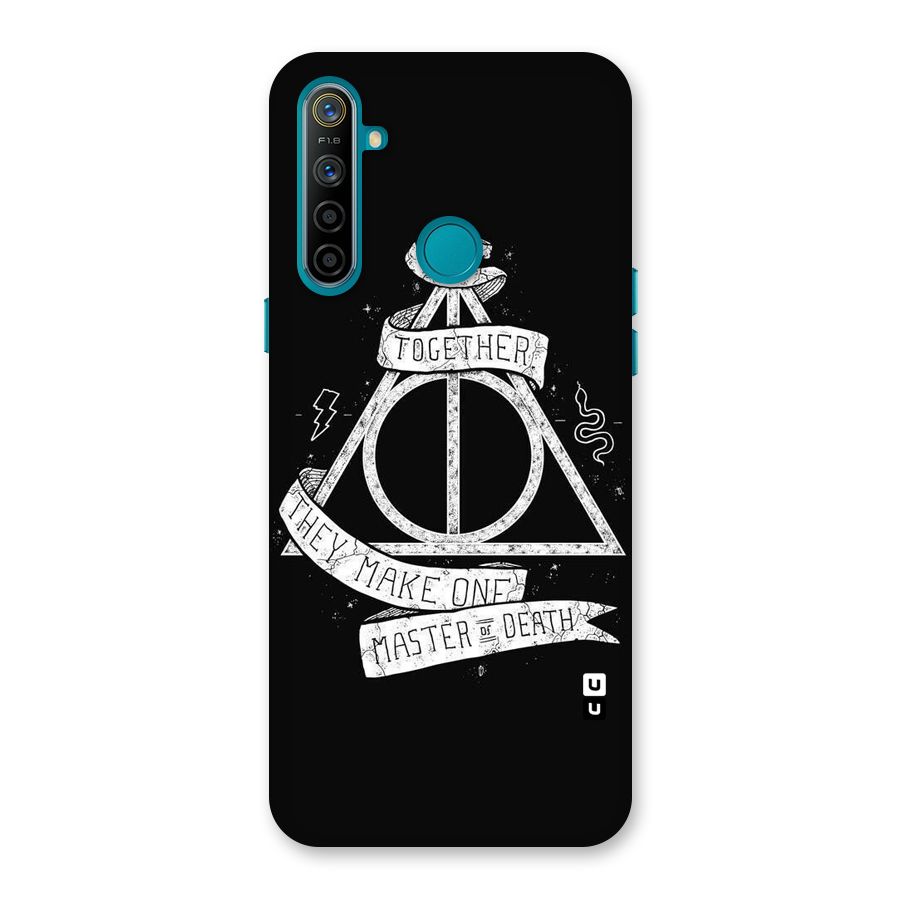 White Ribbon Back Case for Realme 5i