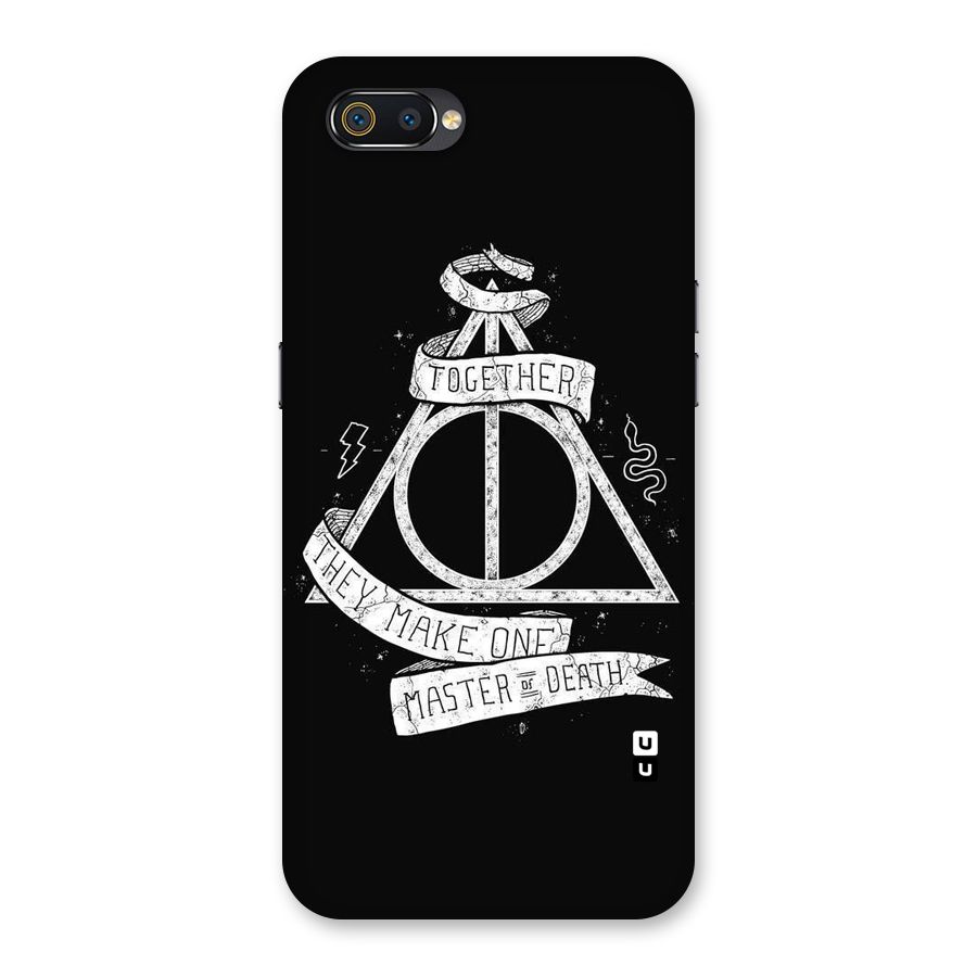White Ribbon Back Case for Realme C2