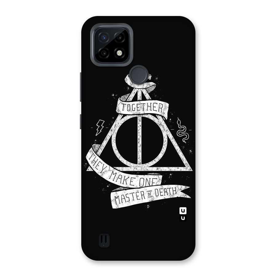 White Ribbon Back Case for Realme C21