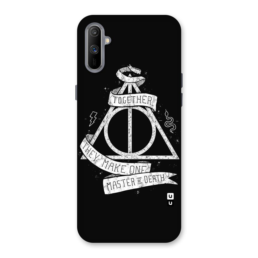 White Ribbon Back Case for Realme C3