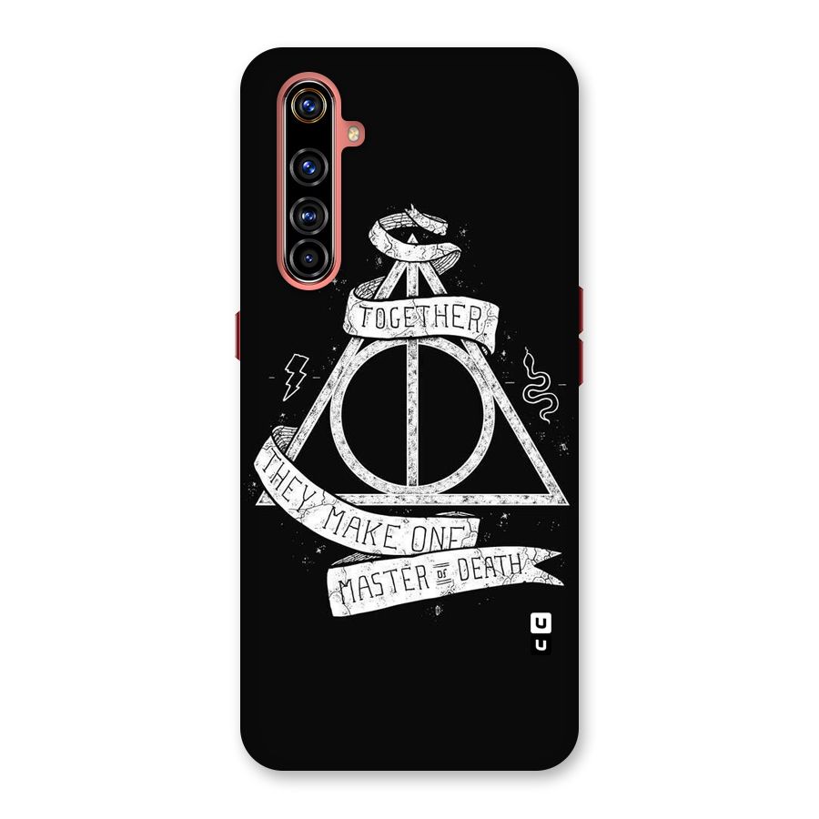 White Ribbon Back Case for Realme X50 Pro