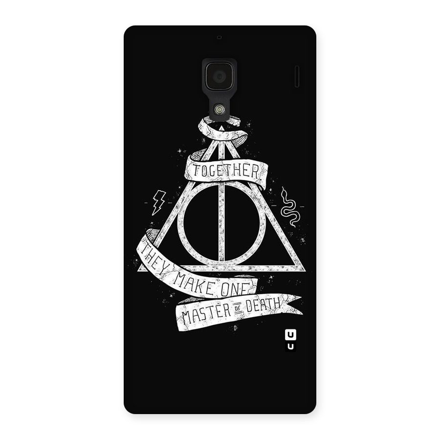 White Ribbon Back Case for Redmi 1S