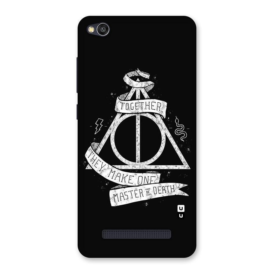White Ribbon Back Case for Redmi 4A