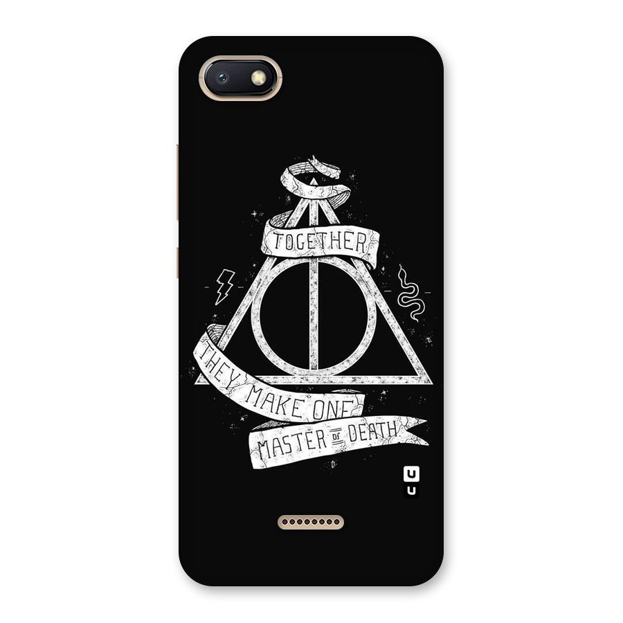 White Ribbon Back Case for Redmi 6A