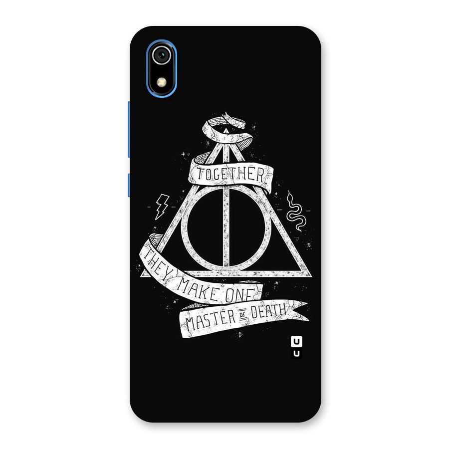 White Ribbon Back Case for Redmi 7A