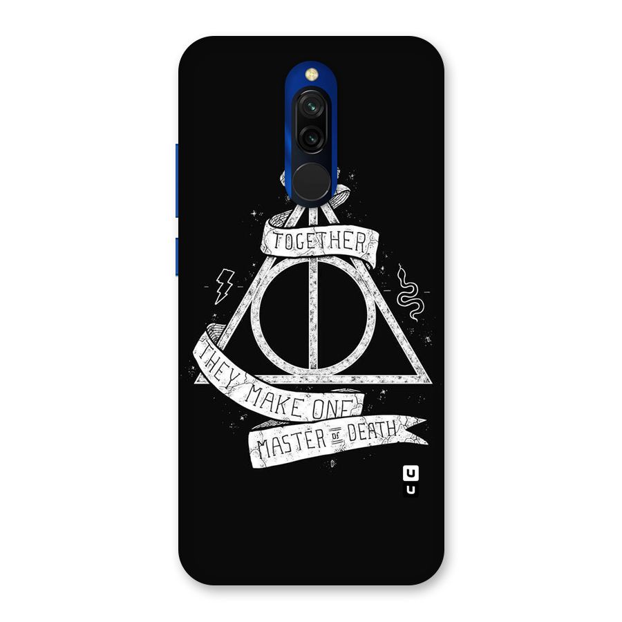 White Ribbon Back Case for Redmi 8