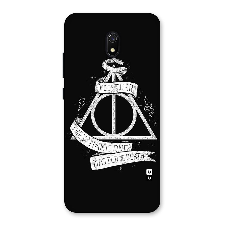 White Ribbon Back Case for Redmi 8A
