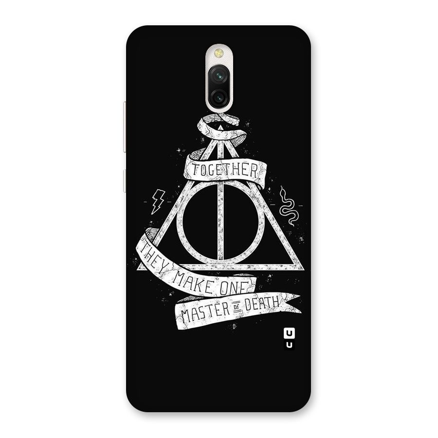 White Ribbon Back Case for Redmi 8A Dual