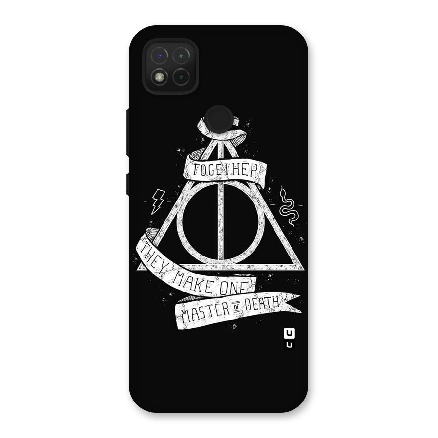 White Ribbon Back Case for Redmi 9