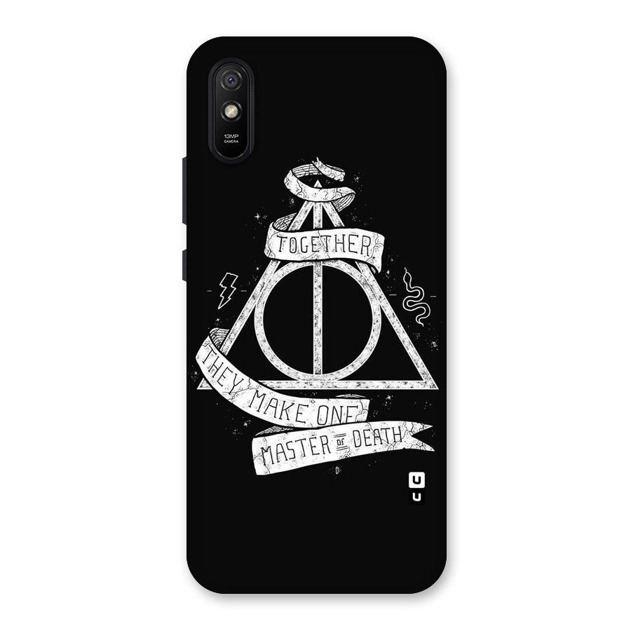 White Ribbon Back Case for Redmi 9i