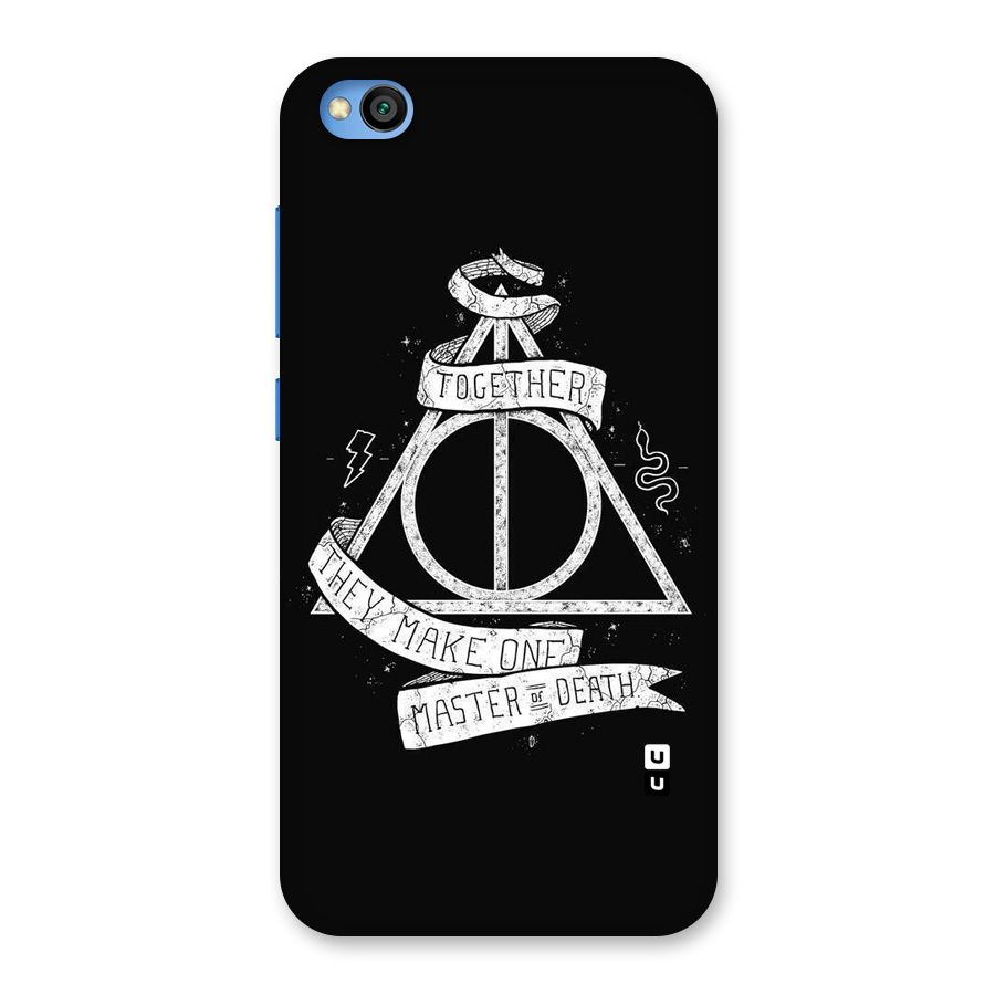 White Ribbon Back Case for Redmi Go
