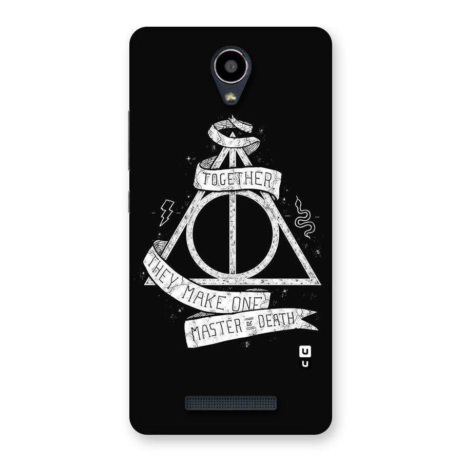 White Ribbon Back Case for Redmi Note 2
