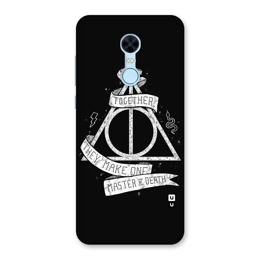 White Ribbon Back Case for Redmi Note 5