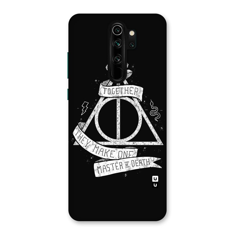 White Ribbon Back Case for Redmi Note 8 Pro