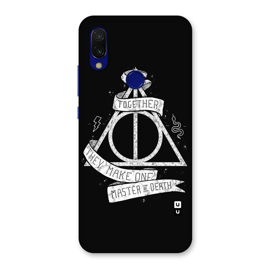White Ribbon Back Case for Redmi Y3