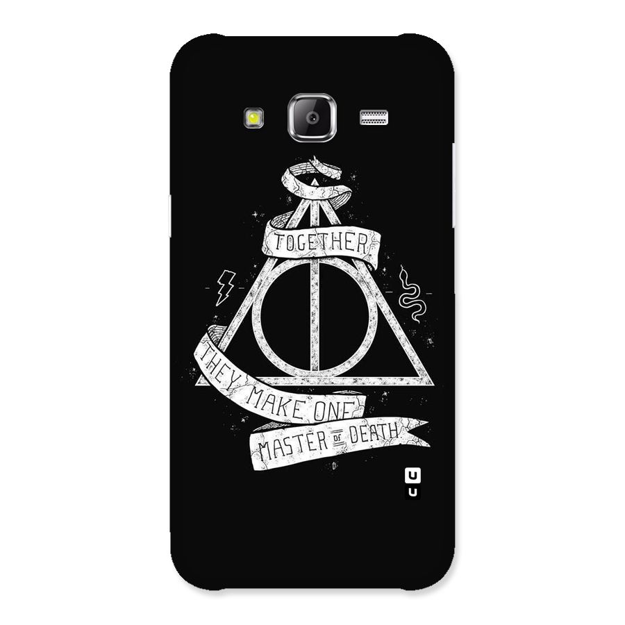 White Ribbon Back Case for Samsung Galaxy J2 Prime