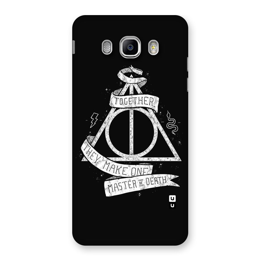 White Ribbon Back Case for Samsung Galaxy J5 2016