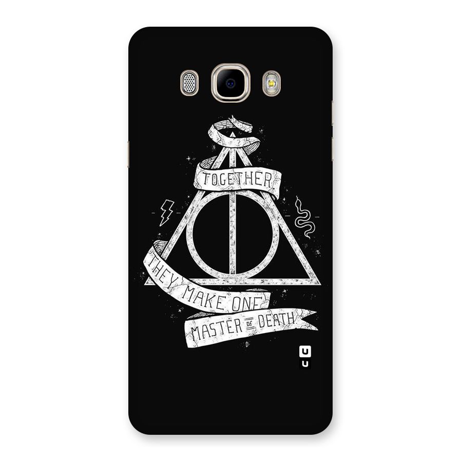 White Ribbon Back Case for Samsung Galaxy J7 2016