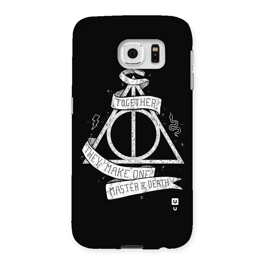 White Ribbon Back Case for Samsung Galaxy S6