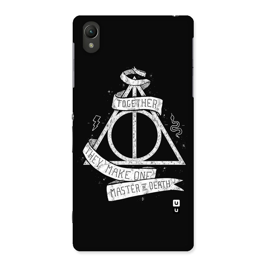 White Ribbon Back Case for Sony Xperia Z2