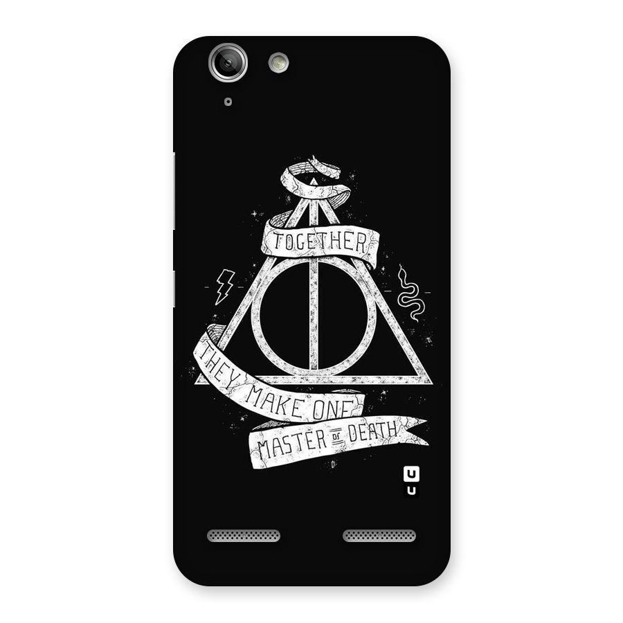 White Ribbon Back Case for Vibe K5