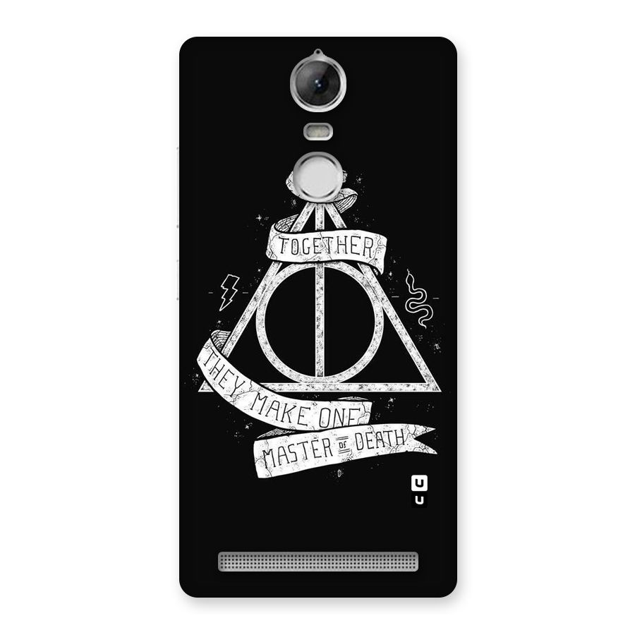 White Ribbon Back Case for Vibe K5 Note