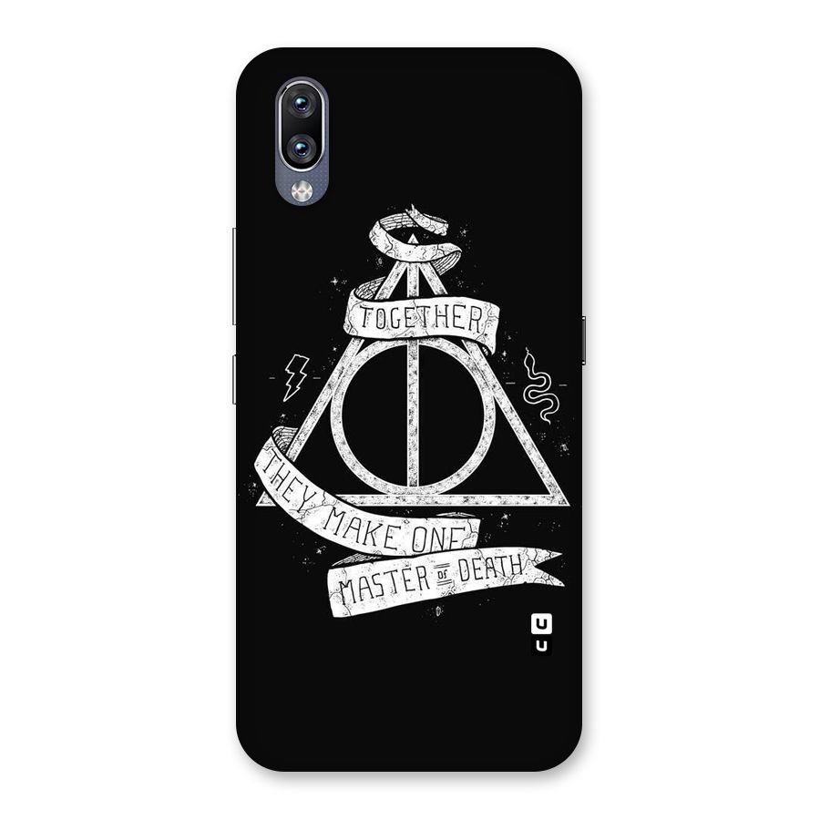 White Ribbon Back Case for Vivo NEX