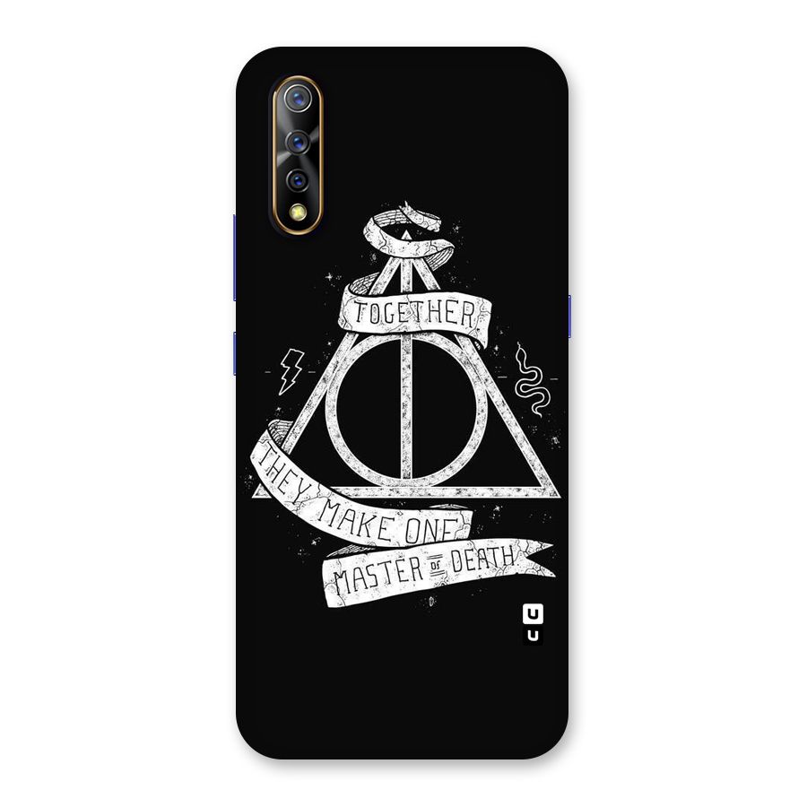 White Ribbon Back Case for Vivo S1