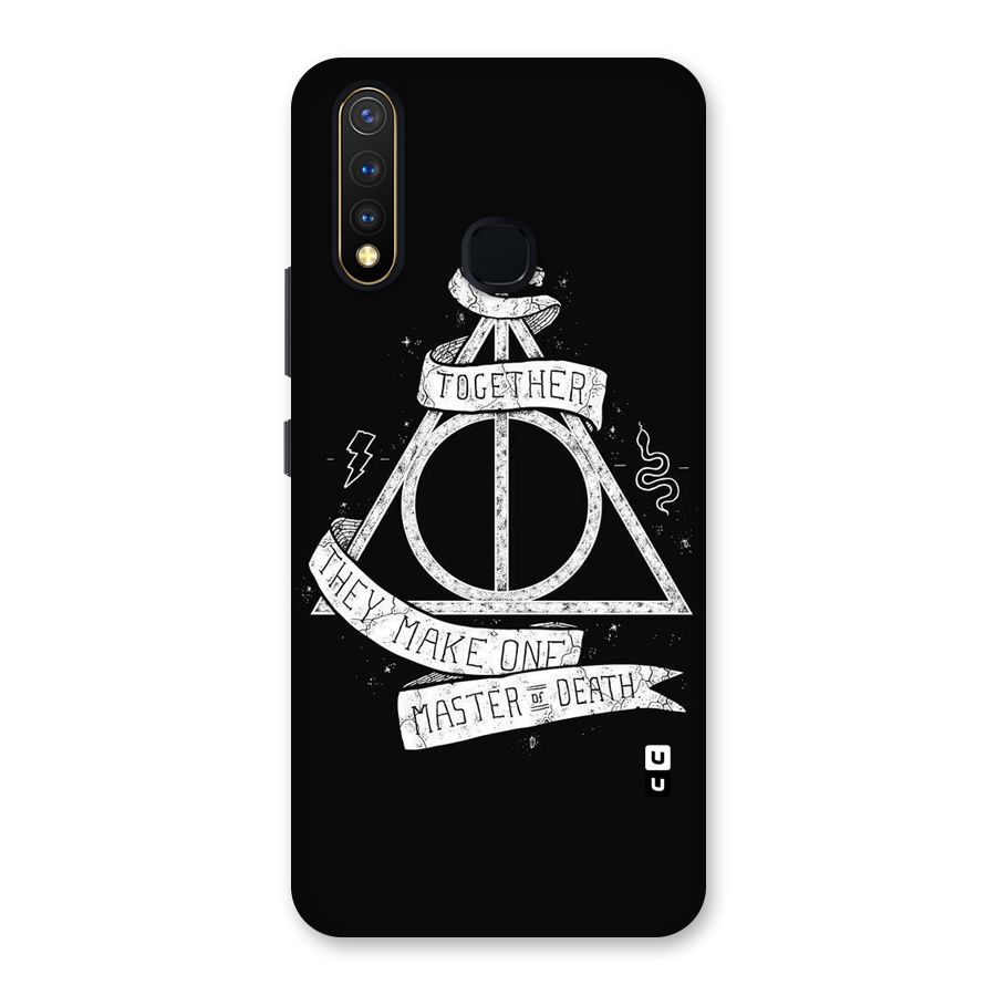 White Ribbon Back Case for Vivo U20