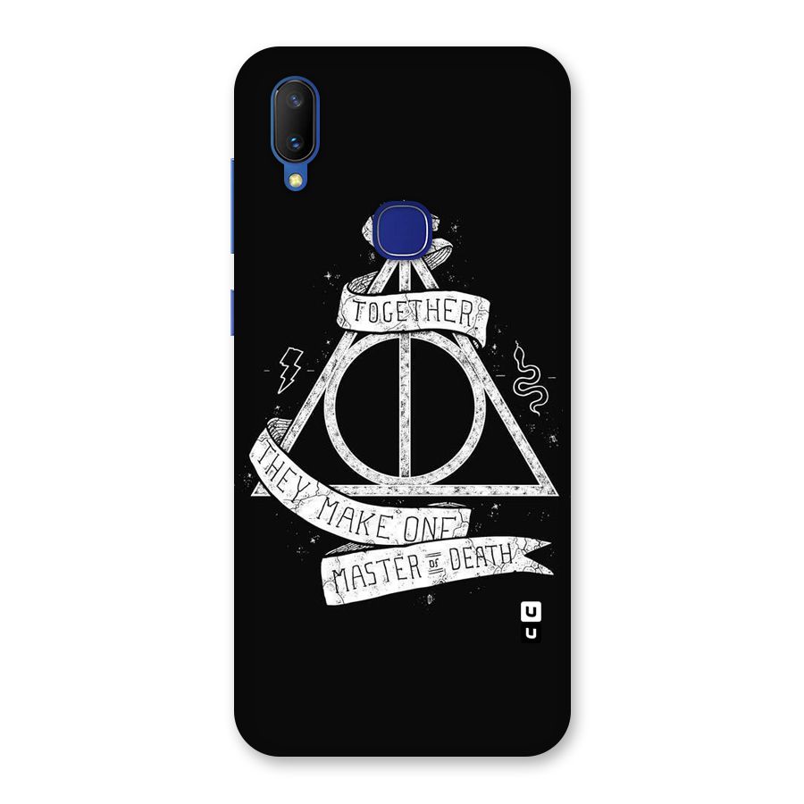 White Ribbon Back Case for Vivo V11