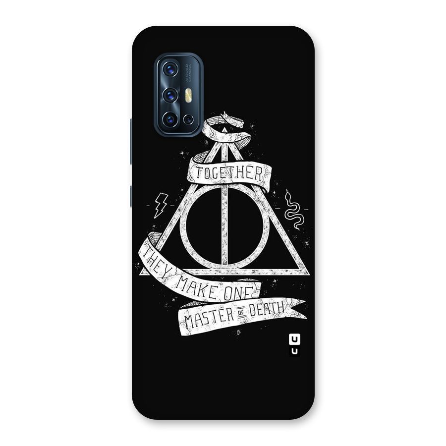 White Ribbon Back Case for Vivo V17