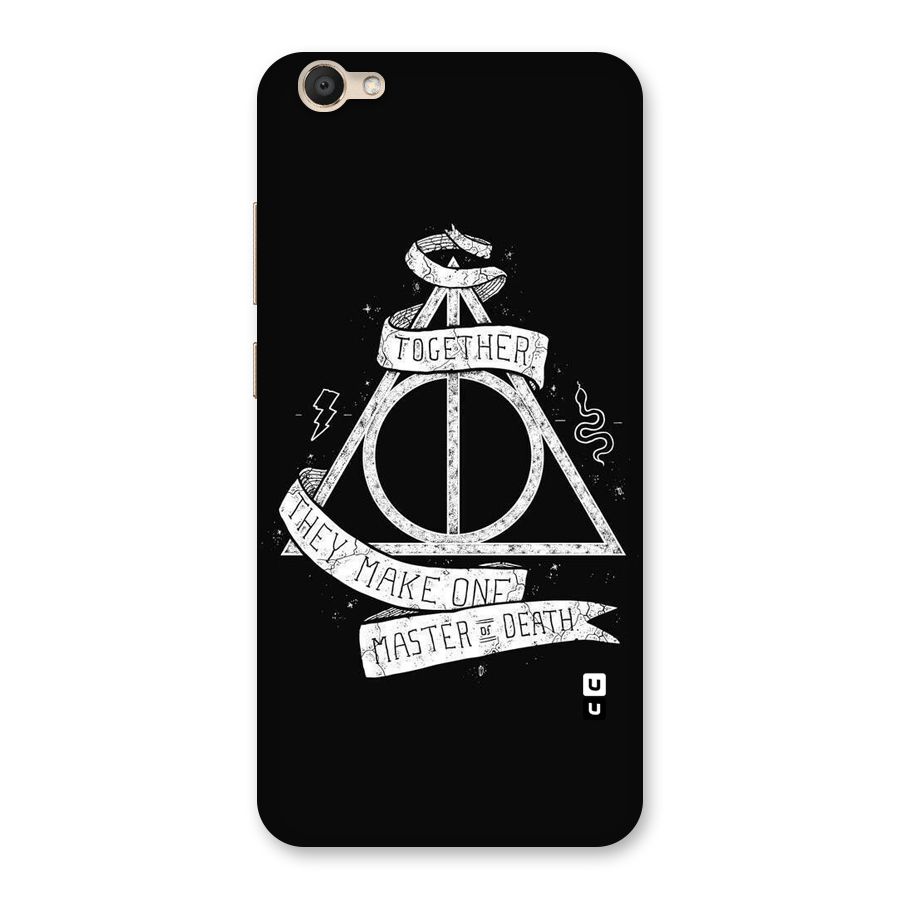 White Ribbon Back Case for Vivo V5