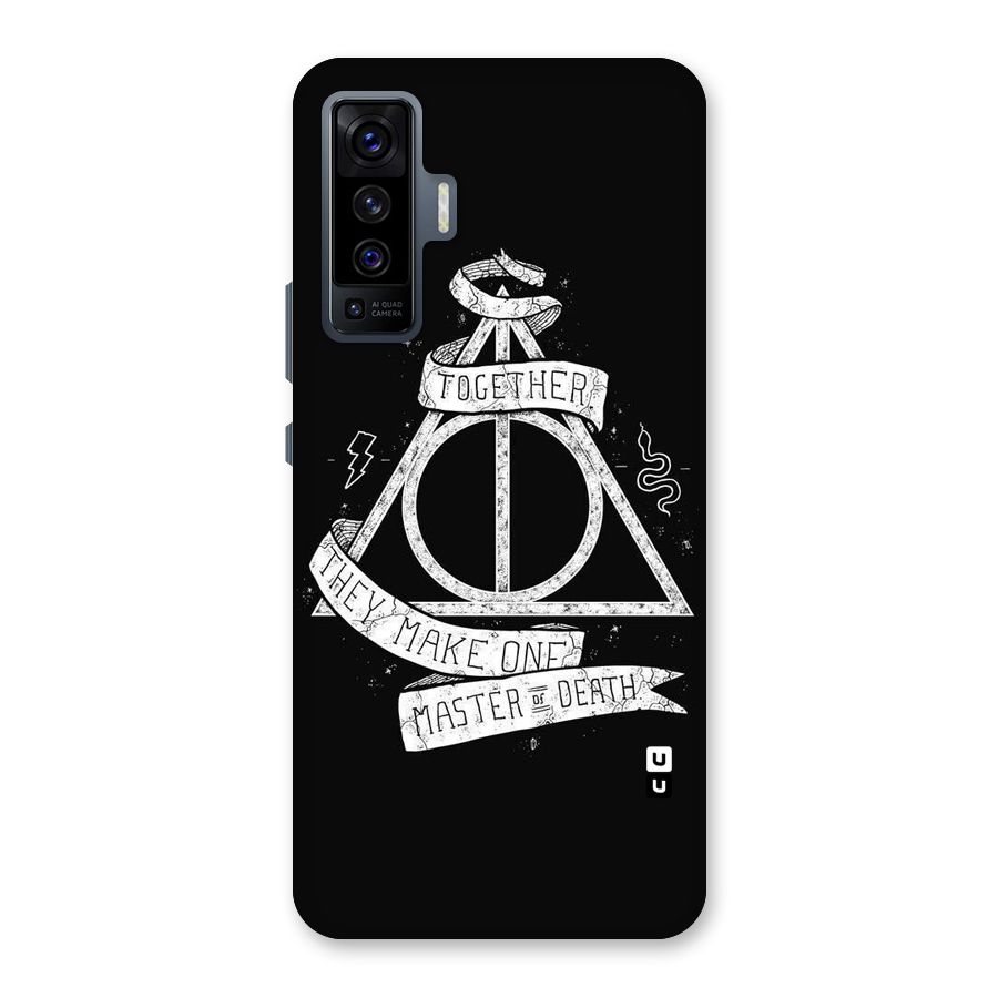White Ribbon Back Case for Vivo X50