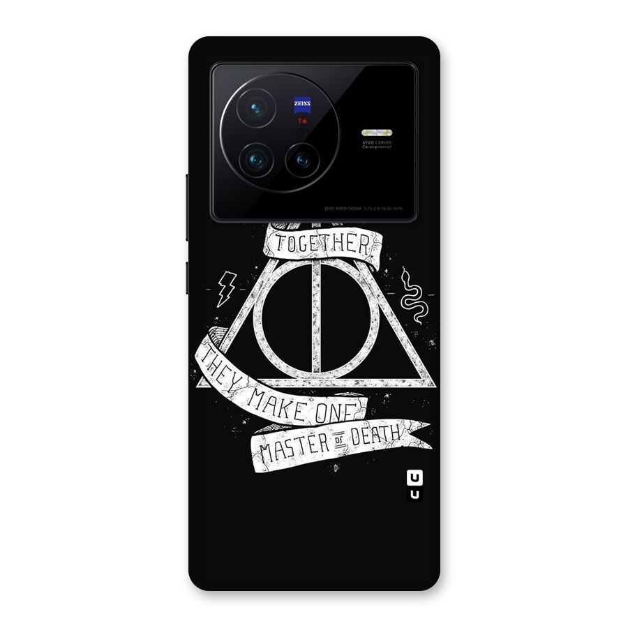 White Ribbon Back Case for Vivo X80