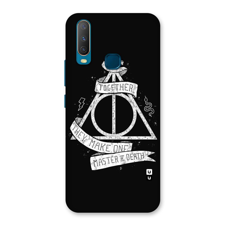 White Ribbon Back Case for Vivo Y15