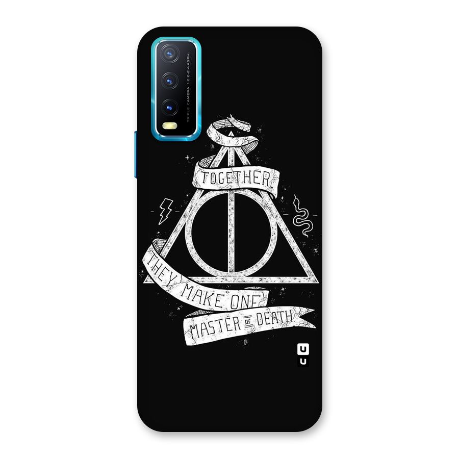 White Ribbon Back Case for Vivo Y20