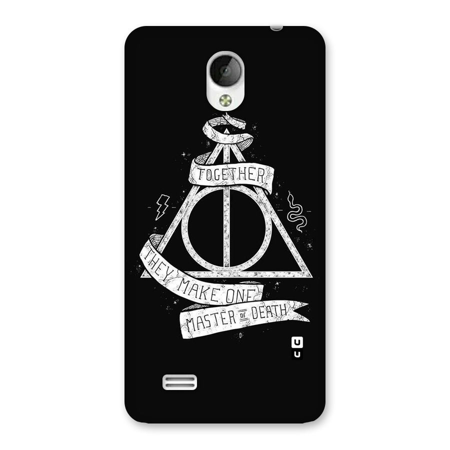 White Ribbon Back Case for Vivo Y21