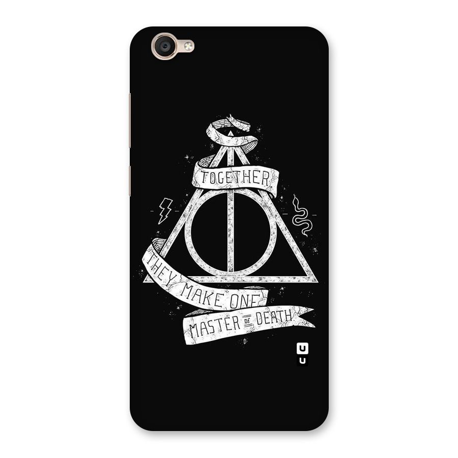 White Ribbon Back Case for Vivo Y55s
