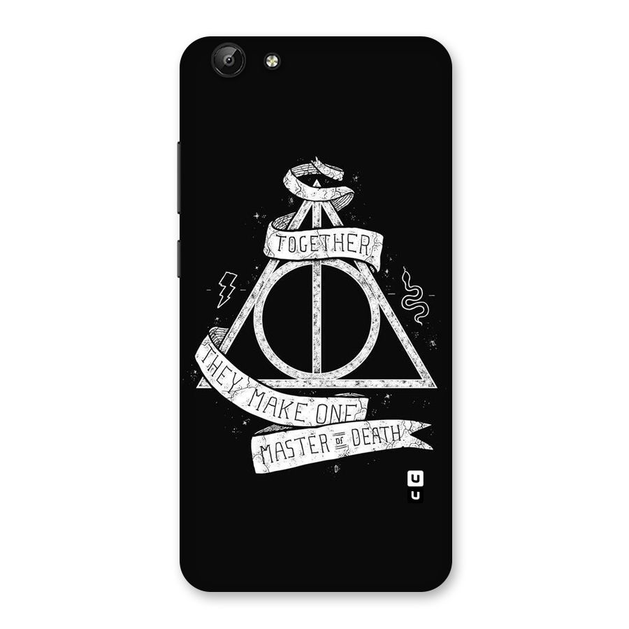 White Ribbon Back Case for Vivo Y69