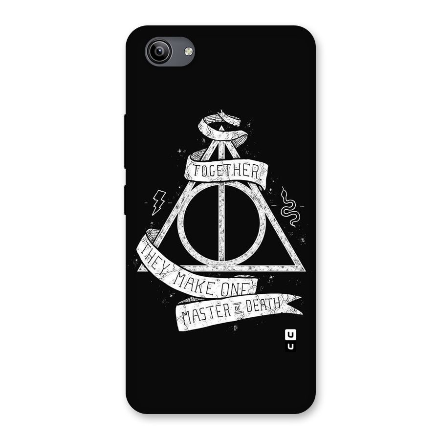 White Ribbon Back Case for Vivo Y81i