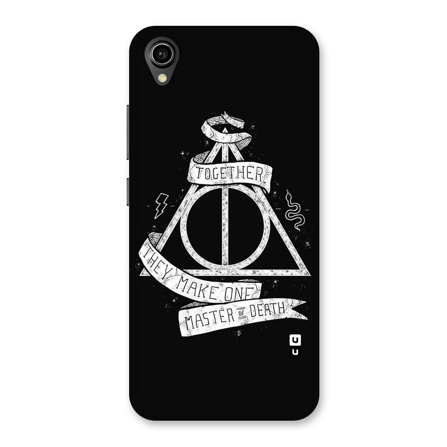 White Ribbon Back Case for Vivo Y90