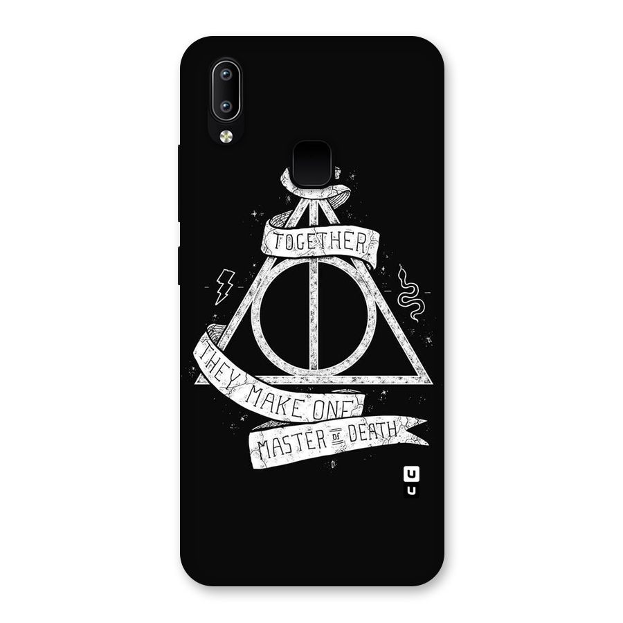 White Ribbon Back Case for Vivo Y93