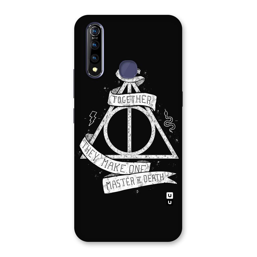 White Ribbon Back Case for Vivo Z1 Pro
