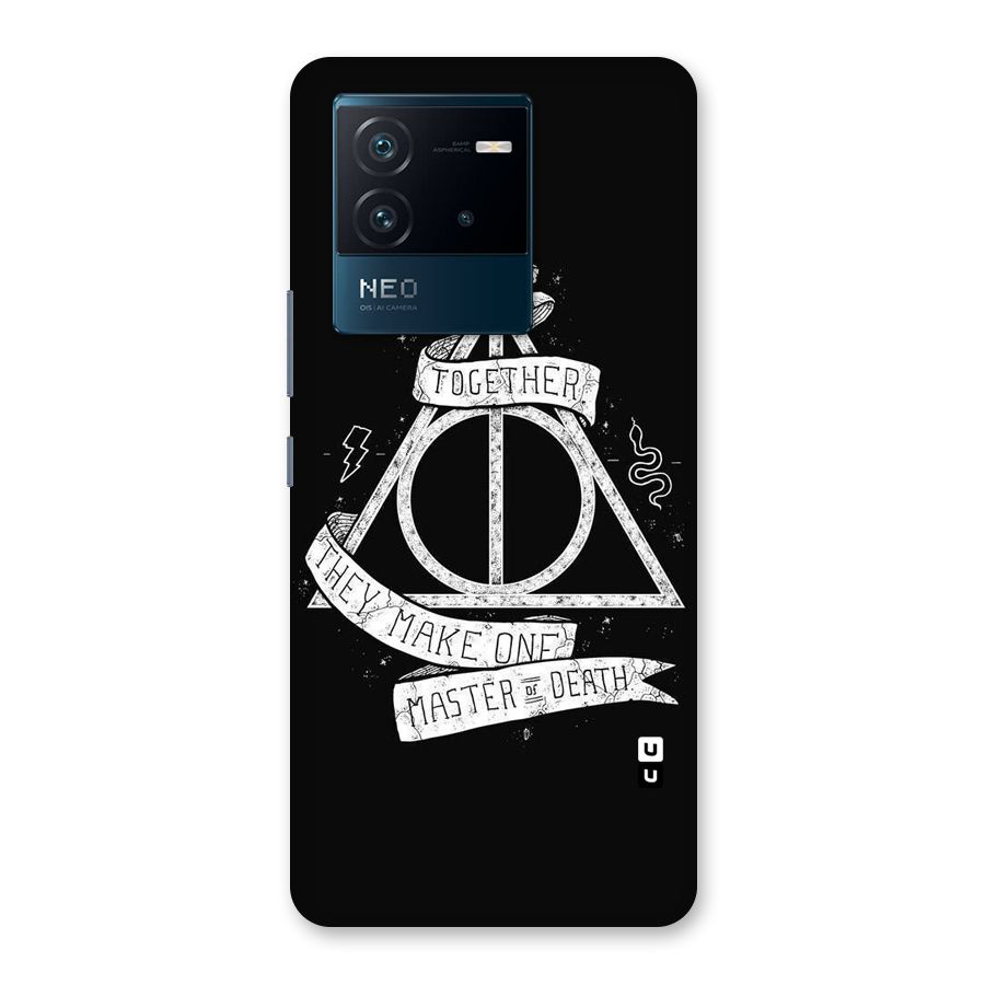 White Ribbon Back Case for Vivo iQOO Neo 6 5G
